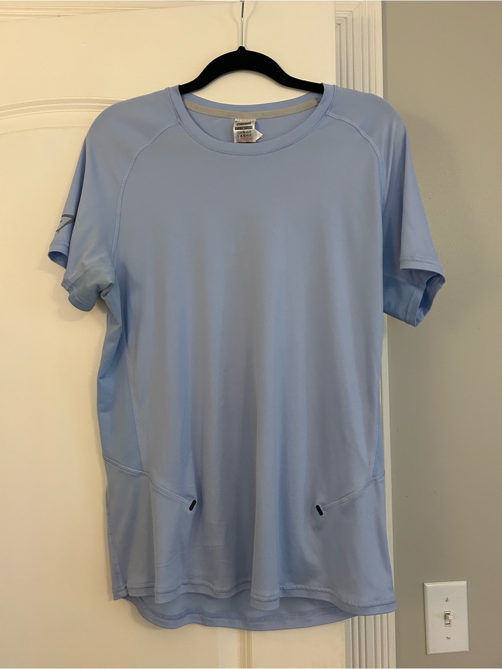 Men’s Gymshark Blue Short Sleeve Large